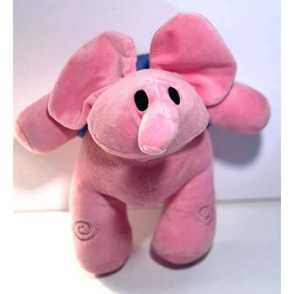 YGREAT Pocoyo Toys - Elly Elephant Pocoyo Soft Plush Stuffed Figure Toy Doll 10”